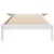 Vidaxl Posteljni okvir s stranskimi omaricami Bela 90 x 220 cm