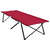 Sklopivi kamperski krevet 2 pcs Crvena 206 x 76 x 74 cm