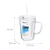 Northix Set 2 otroških kozarcev 250 ml s slamico in pokrovom BPA free