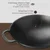 Wok, 38 cm, cast iron - LAVA brand