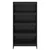 Ormarić za knjige 2 pcs Crni hrast 80 x 30 x 155 cm