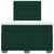 Vidaxl Box spring postelja z vzmetnico temno zelen 120x190 cm žamet