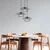 Opviq Luster Mantar-6500-S-1, 68x68x110cm, IP20, Crni