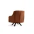 ATELIER DEL SOFA Fotelja sa visokim naslonom Hera Orange Black