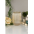 Aberto Design Vaza Line D20B, 10x20x10 cm, Zlatne boje