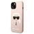 Karl Lagerfeld originalna maska za iPhone 14 6.1 Silicone Karl Head: roza - iPhone 14 - Karl Lagerfeld