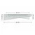 LED plafonsko svetlo GALAXY MODERN LED/24W/230V prečnik 55 cm plavo