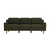ATELIER DEL SOFA Sofa sa 3 sedišta Robin Extra 3 Oil Green Walnut