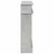 Okvir za kamin Betonska siva 102 x 26 x 100 cm