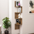 Hanah Home Desaldo Zidna polica, Braon