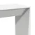 Vidaxl Barska miza bela 102x50x103,5 cm inženirski les