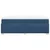 Vidaxl Box spring postelja z vzmetnico moder 120x200 cm blago
