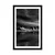 Plakat s paspartujem futuristični planet v črnobeli varianti - 30x45 no frame