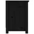 TV ormarić crni 103 x 36,5 x 52 cm od masivne borovine