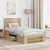 Krevetna konstrukcija s uzglavljem Sonoma hrast 80 x 200 cm