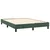 Vidaxl Box spring postelja z vzmetnico temno zelena 140x200 cm žamet