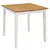 276409  5 Piece Dining Set MDF White (247625+247635)