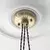 Endon 120656 - Luster na sajli 3xE27/10W/230V mesing