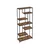 Songmics Knjižna omara 6 polic 30x80x180 cm rjava