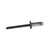 Aluminijaste odprte zakovice 4,8x12 mm RAL 7016