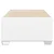Vidaxl Posteljni okvir bel 90x200 cm blago