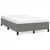 Vidaxl Posteljni okvir brez vzmetnice temno siva 120x190 cm blago