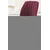 Hanah Home set trpezarijskih stolica Etra 8 kom, bordo tkanina Jerry, drvene noge boje oraha