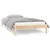 Vidaxl Posteljni okvir LED bel 90x190 cm trden les