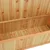 Klupa 107 x 45 x 75,5 cm od masivne jelovine