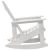 Adirondack ljuljačke 2 pcs Bijelo HDPE