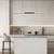 Rabalux Visilica Sindri, LED 36W, 2050lm, DIP prekidač 3000-4000K, 108cm, Crna