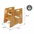 Step stool - prirodni dečiji step