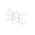 Hanah Home Komoda Dora 160x90x40cm Bež-Antracit