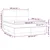 Vidaxl Box spring postelja z vzmetnico temno modra 160x200 cm žamet
