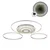 Globo 67824-60 - prigušiva LED plafonska lampa MILES 60W/230V 80,8x99,2 cm srebrna + daljinski upravljač