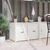 Vidaxl Kuhinjski element MEPPEL Bela 106 x 55 x 64 cm Trden borov les