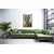 shumee 3D kovinska slika loft dama afrika 70x120 cm