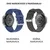 DTNO.1 Smart sat DT Watch X, Plavi (plava silikonska i crna kožna narukvica)