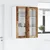 Vidaxl Viseča omarica Star les 80 x 31 x 100 cm Konstruiran les