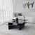 Hanah Home Klub sto Saga Square, 90x35x90 cm, Crni
