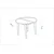Aberto Design Set trpezarijski sto i 2 trpezarijske stolice Vina 0900 Orah