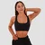 GymBeam Sportski grudnjak Mesh Panel Black XL