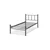 HANAH HOME Krevet K90 Black (90 x 190)