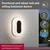 Paulmann 94957 - LED/18,5W IP65 prigušiva spoljno zidno svetlo ELUNOR 230V