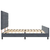 vidaXL vidaXL Postelja Temno Siva 200x200 cm Velvet, (22049389)