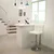 Songmics Set barskih stolov 46x42x96.5-118.5 cm bela