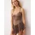 Trendyol Milla Ženski set babydoll spavaćice i gaćica Thmaw26Ll00003, Smeđi