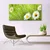 tulup.si Steklena slika Grass daisies narava 140x70 cm 2 obešalnika