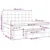 Vidaxl Box spring postelja z vzmetnico krem 200x200 cm blago