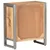 Vidaxl Komoda 60x35x72 cm robusten mangov les